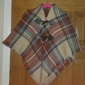 Toddler girls poncho